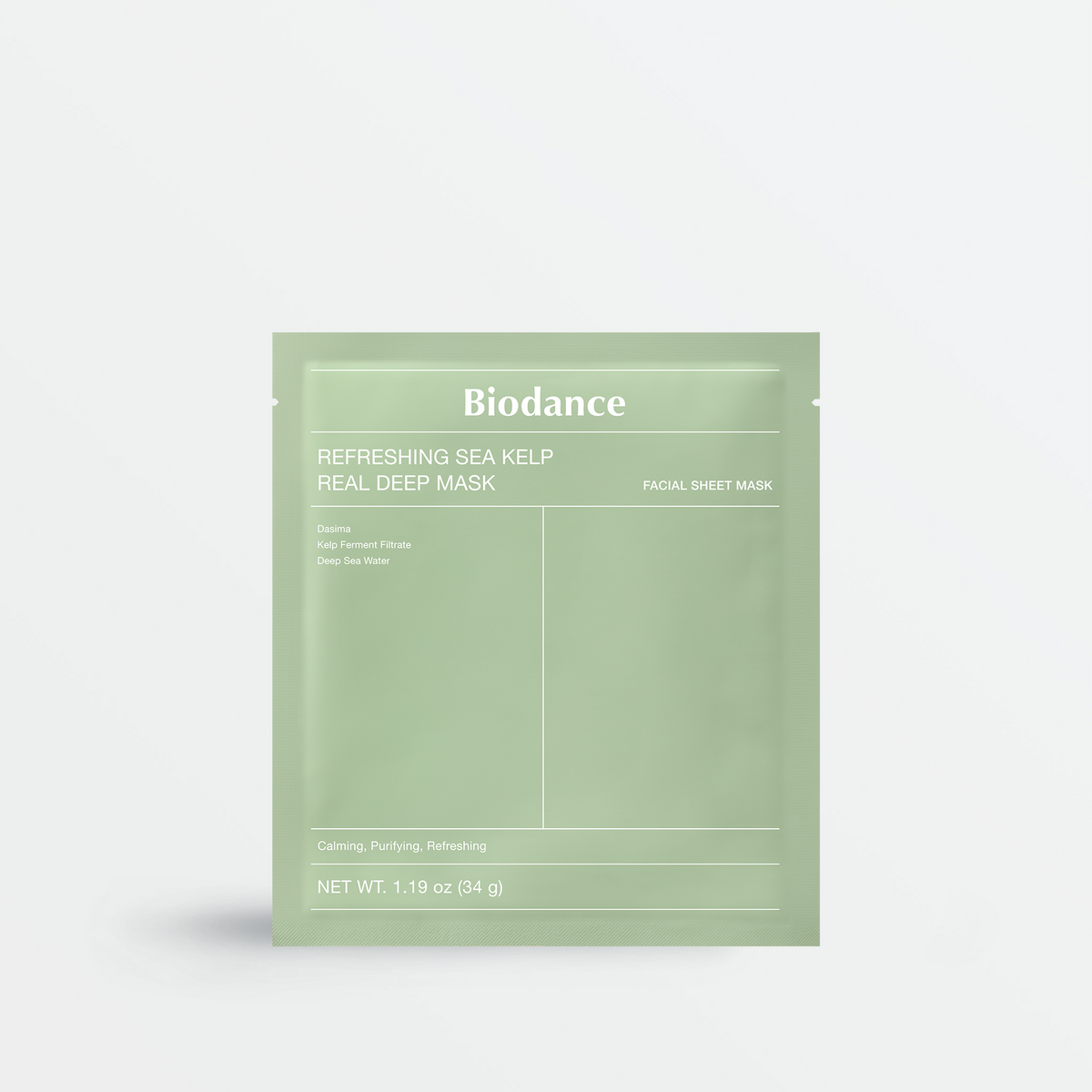 Biodance Refreshing Sea Kelp Real Deep Mask – Masque hydrogel apaisant aux algues