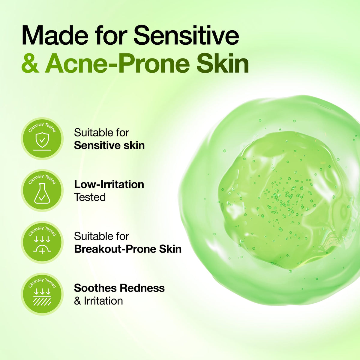Sérum ANUA Azelaic Acid 10 conçu pour les peaux sensibles et à tendance acnéique