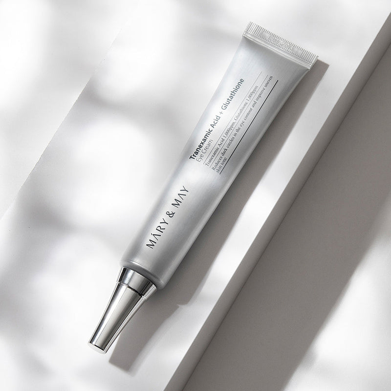Tube de la crème yeux MARY&MAY Tranexamic Acid + Glutathione Eye Cream