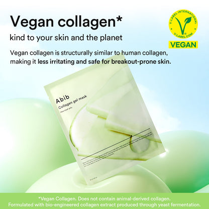 Sachet Abib Collagen Gel Mask Heartleaf Jelly, collagène végan