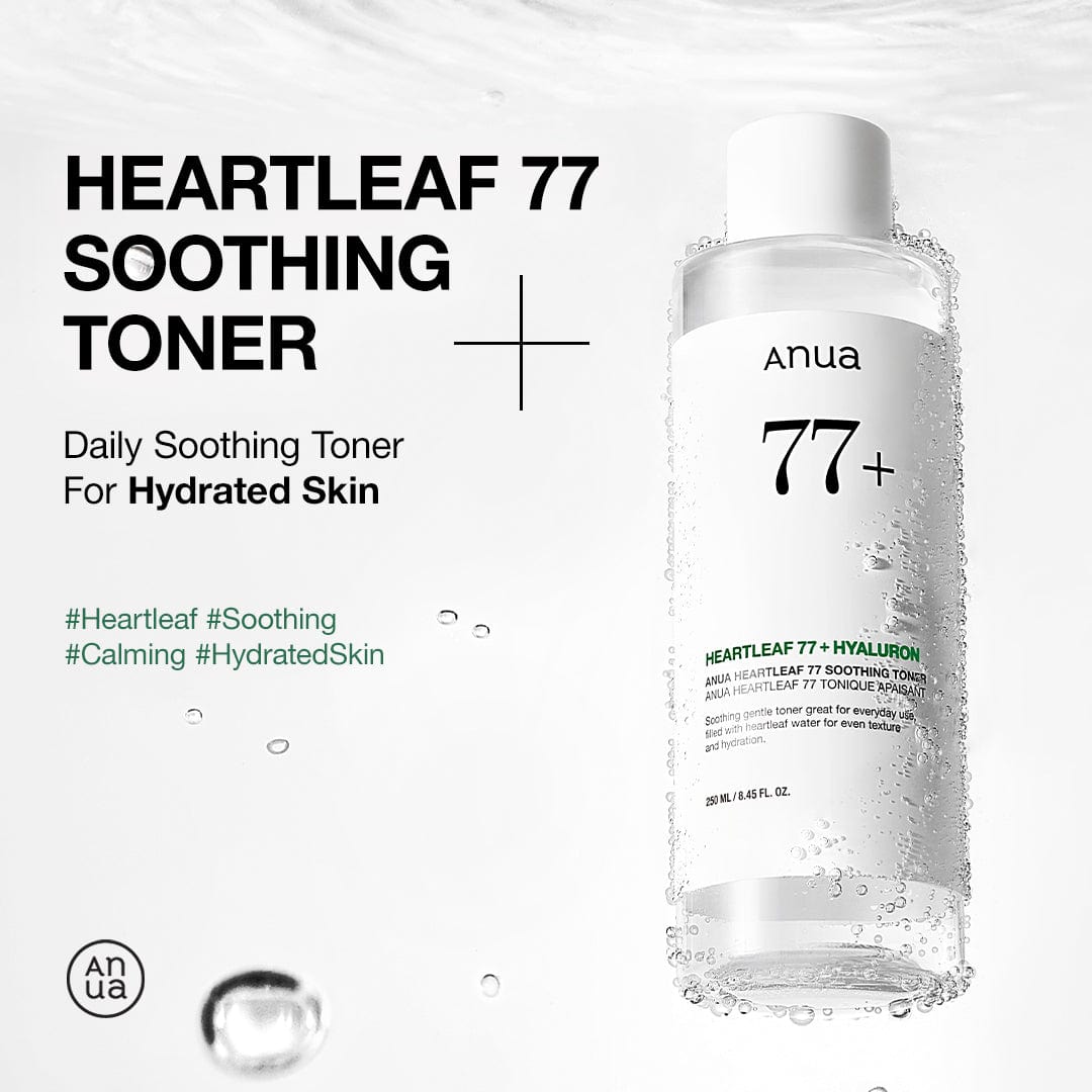 Toner ANUA Heartleaf 77 Soothing Toner pour une peau hydratée et apaisée