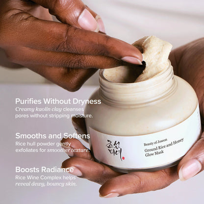 Texture crémeuse au kaolin du masque Beauty of Joseon Ground Rice and Honey Glow Mask