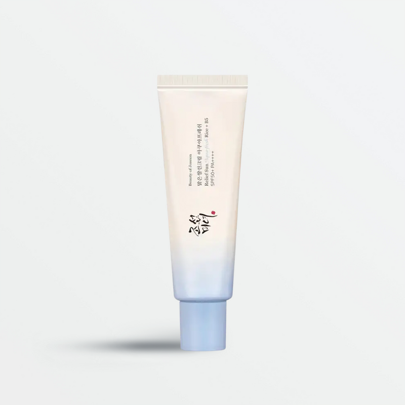 Crème solaire Beauty of Joseon Relief Sun Aqua-Fresh Rice + B5 SPF50+, tube de 50 ml