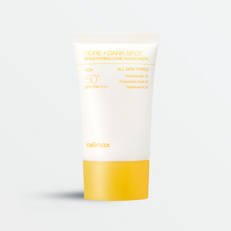 Crème solaire Celimax Pore+Dark Spot Brightening Care Sunscreen SPF50+, tube de 50 ml