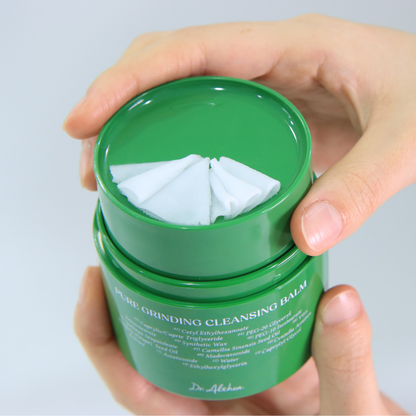 Mécanisme de râpage du baume Dr.Althea Pure Grinding Cleansing Balm