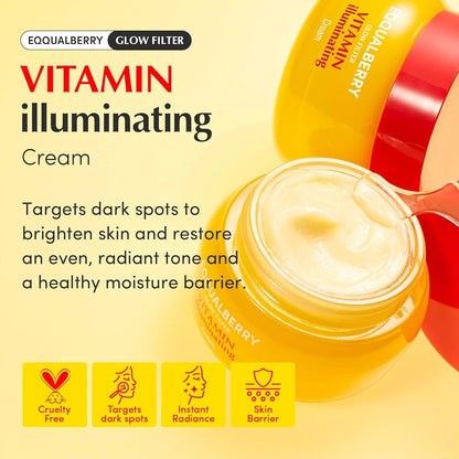 Crème Eqqualberry Vitamin Illuminating Cream, pot de 50 ml