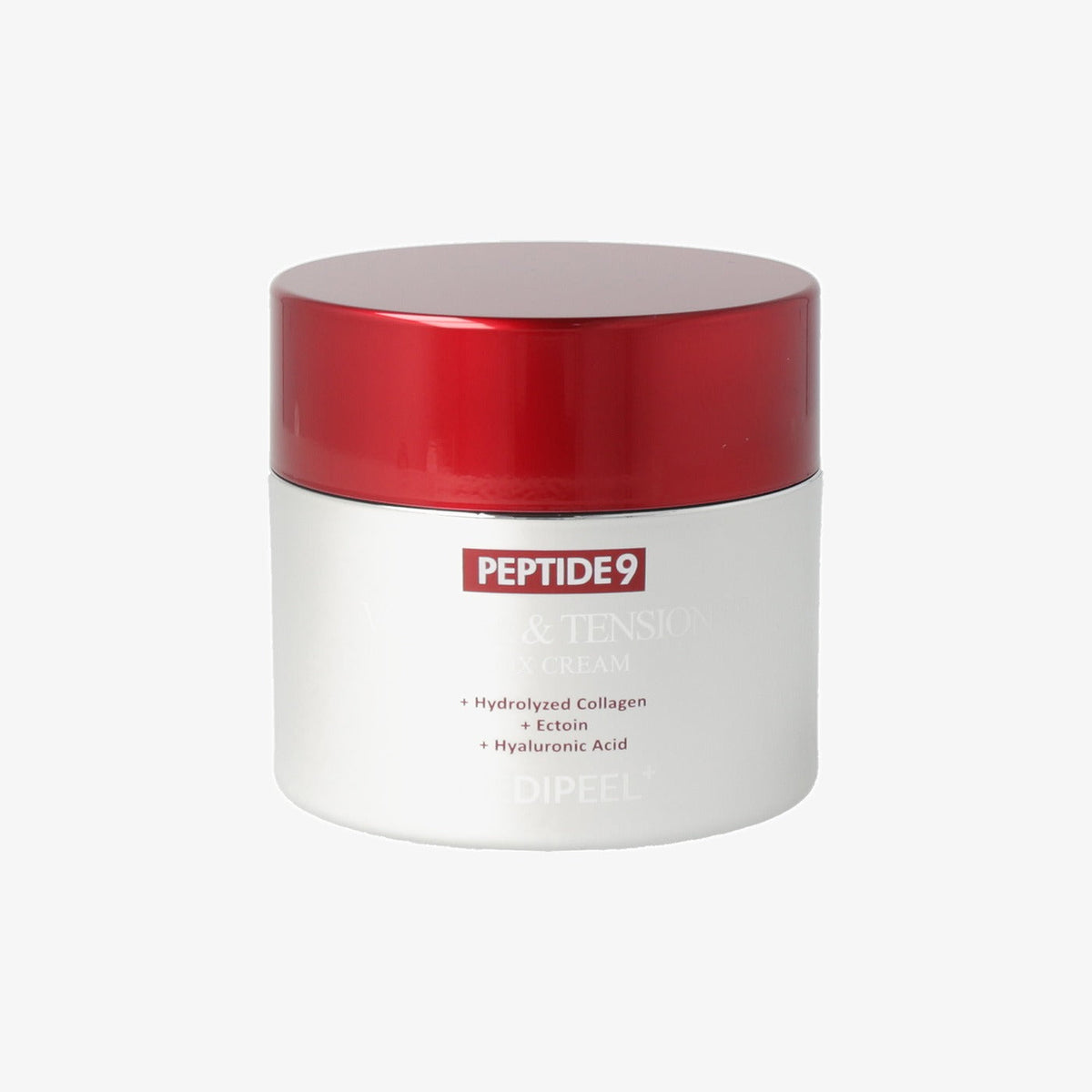 Pot Medi-Peel Peptide 9 Volume and Tension Tox Cream Pro, couvercle rouge