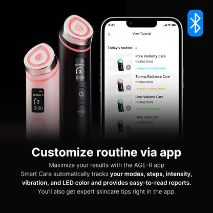Application AGE-R pour l'appareil Medicube Booster Pro