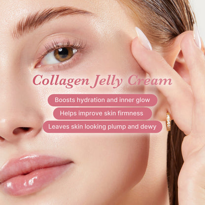 Peau lumineuse et repulpée avec la crème gel Medicube Collagen Jelly Cream