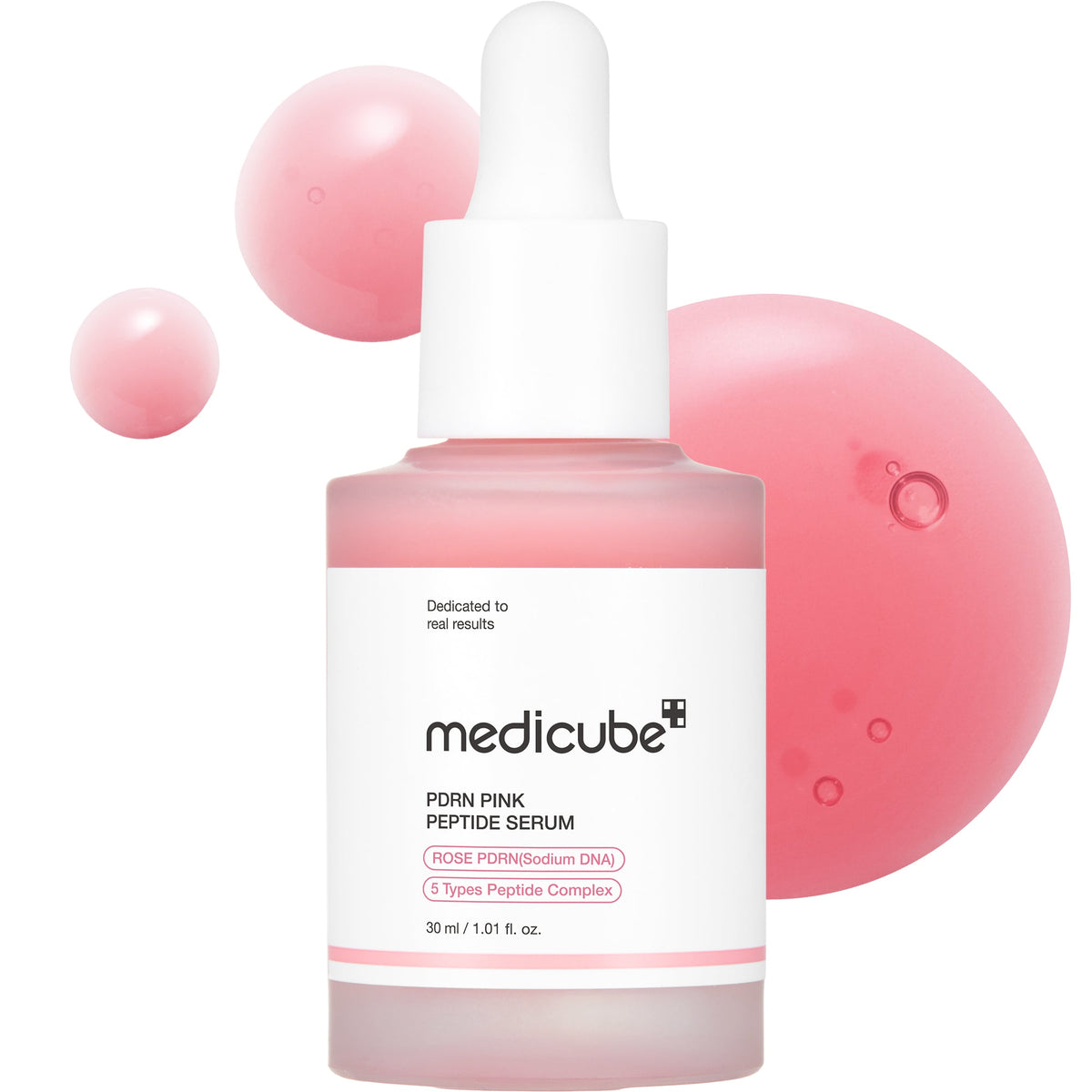 Flacon du sérum Medicube PDRN Pink Peptide Serum, 30 ml