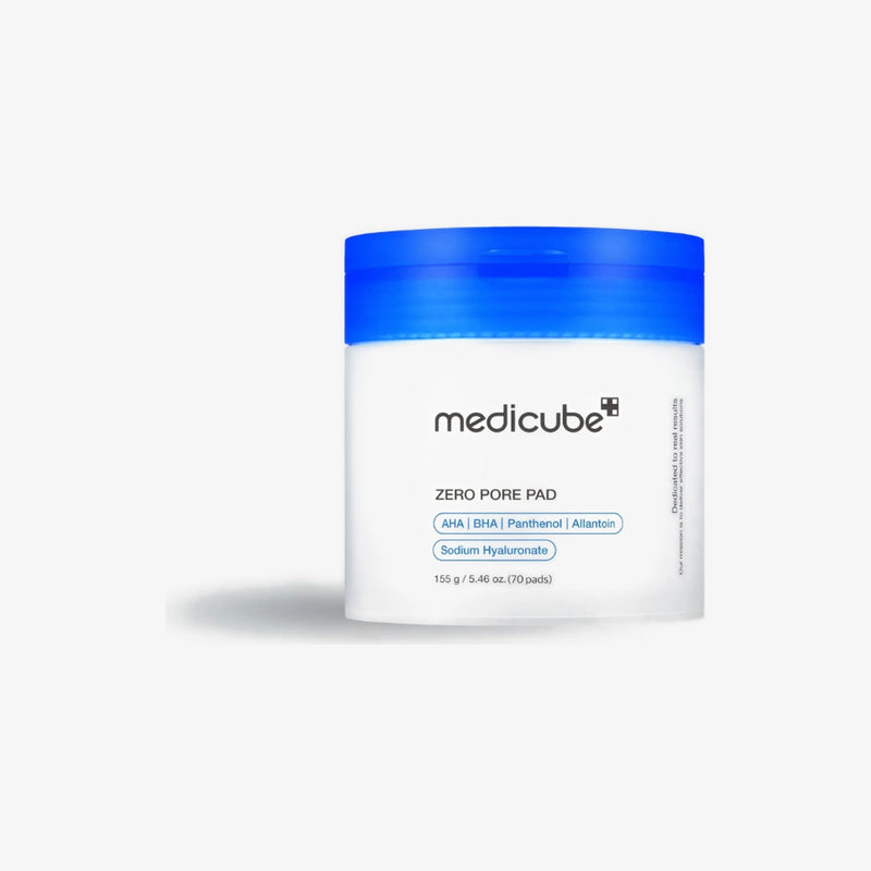 Pot de pads Medicube Zero Pore Pad 2.0, couvercle bleu