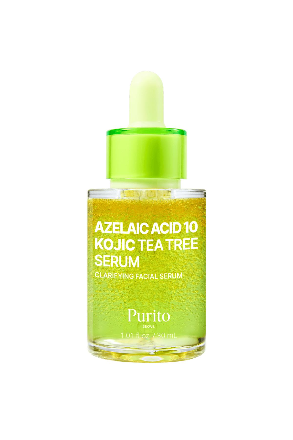 Sérum Purito Seoul Azelaic Acid 10 Kojic Tea Tree Serum, flacon pipette de 30 ml