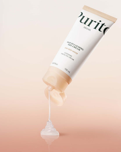 Texture gel de la crème Purito Seoul Oat-in Calming Gel Cream