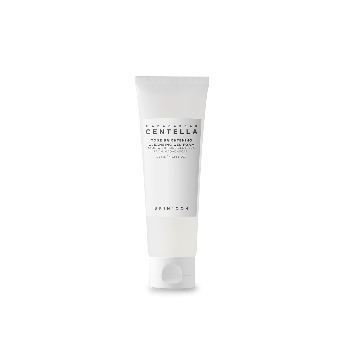 Mousse nettoyante SKIN1004 Madagascar Centella Tone Brightening Cleansing Gel Foam, tube de 125 ml