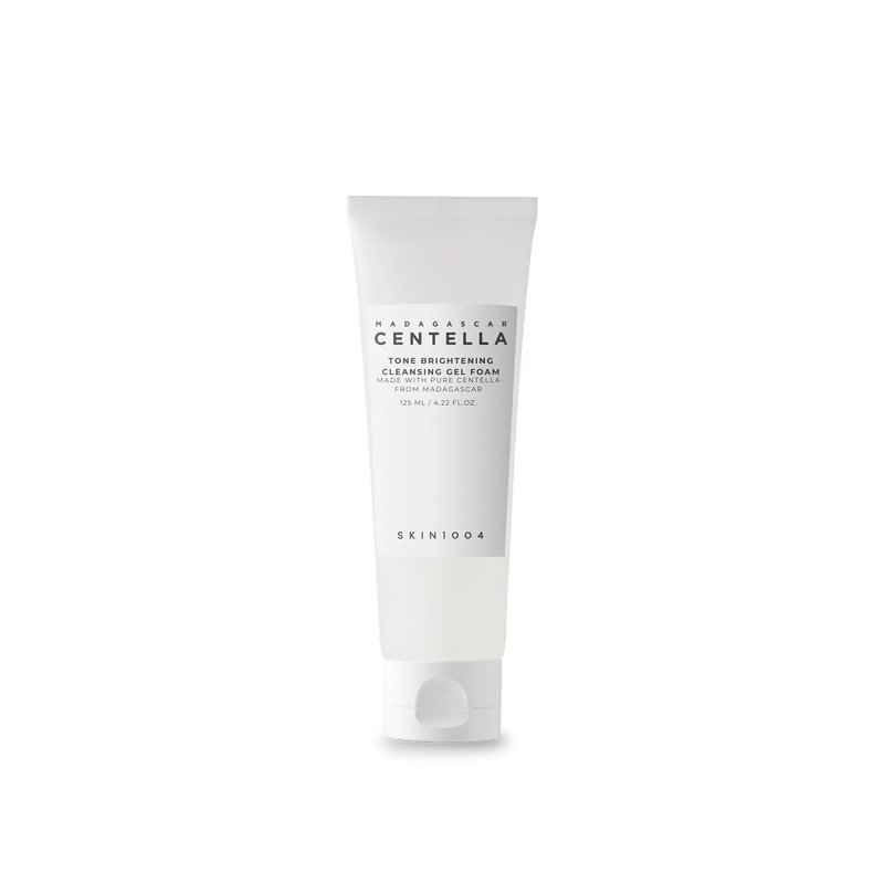 Mousse nettoyante SKIN1004 Madagascar Centella Tone Brightening Cleansing Gel Foam, tube de 125 ml